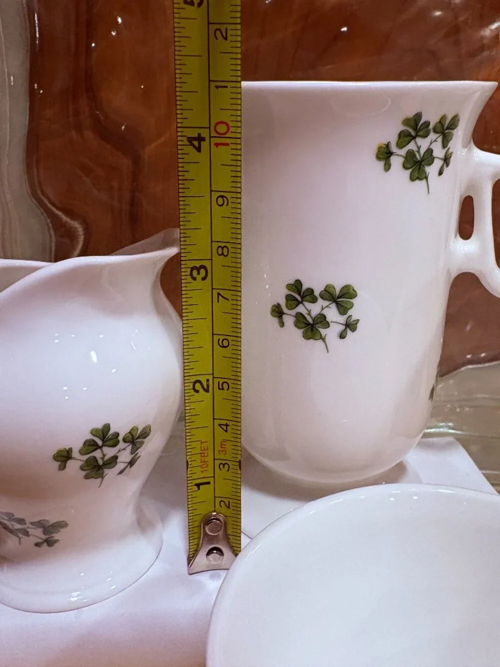 Royal Tara Shamrock - Fine Bone China - Ireland 4 Pc Creamer, Sugar, and Mugs